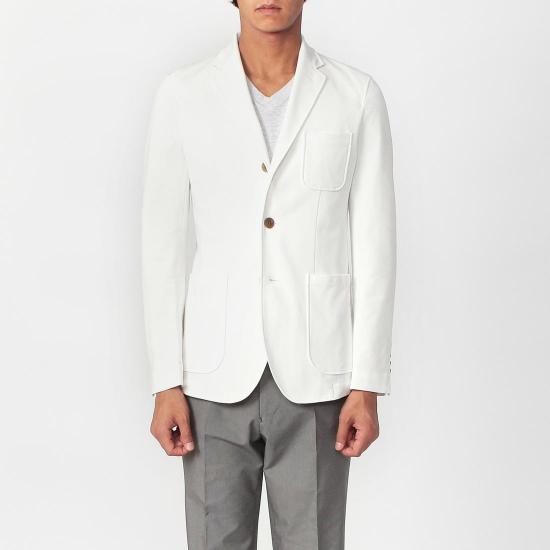 Coolmax Jacket 1177613: White Coolmax Jacket 1177613: White