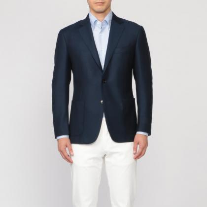 Brooklyn Loro Piana Hopsack 1199426: Navy Brooklyn Loro Piana Hopsack 1199426: Navy