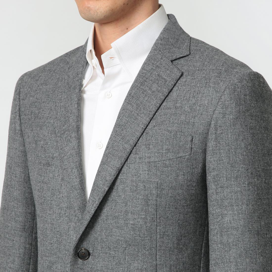 Brooklyn Canonico Hopsack 1199427: Grey Brooklyn Canonico Hopsack 1199427: Grey