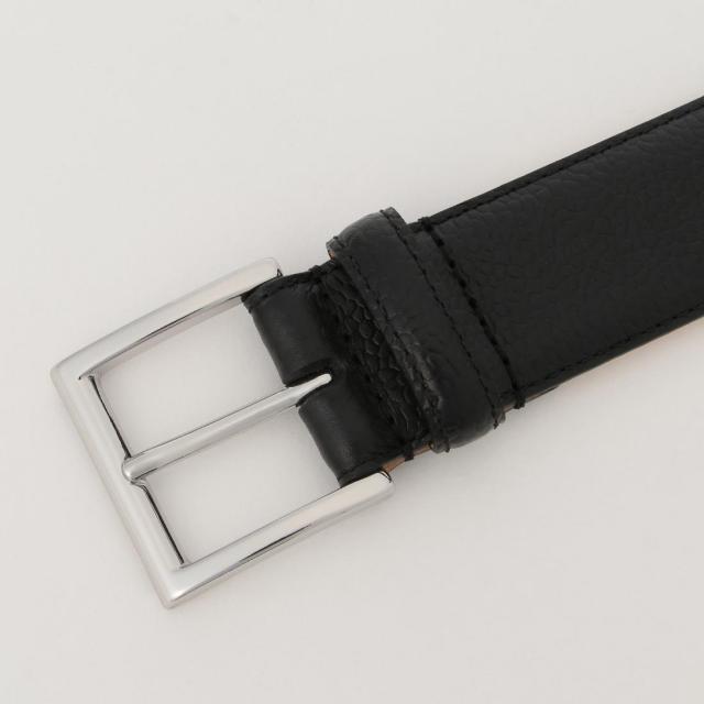 Crockett & Jones Belt: Black Scotch Grain Crockett & Jones Belt: Black Scotch Grain
