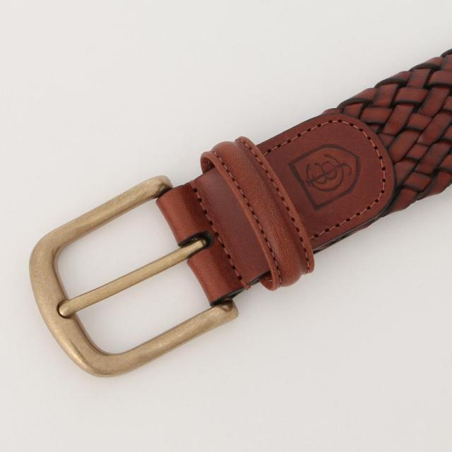 Crockett & Jones Belt: Brown Woven Crockett & Jones Belt: Brown Woven