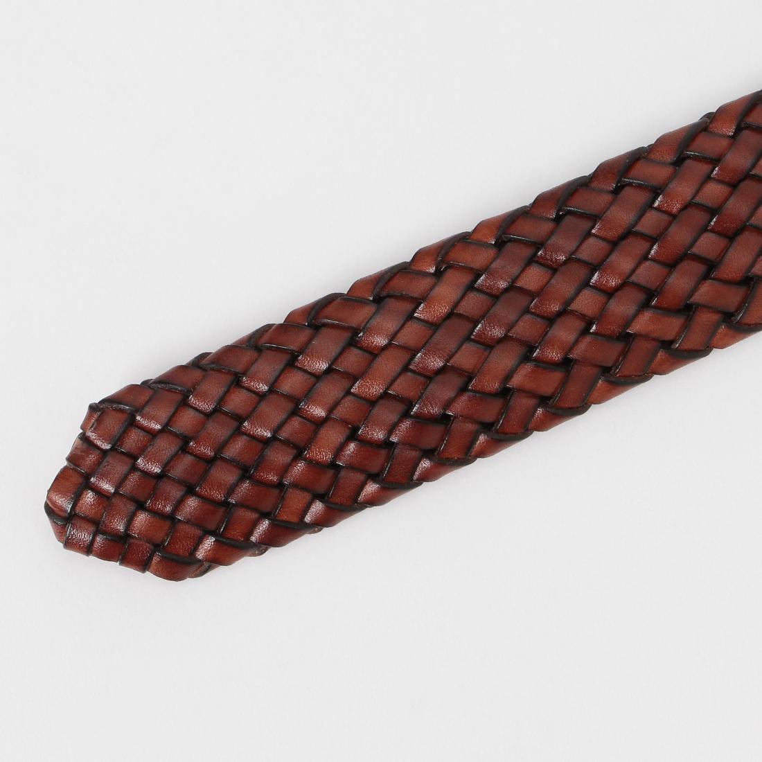 Crockett & Jones Belt: Brown Woven Crockett & Jones Belt: Brown Woven