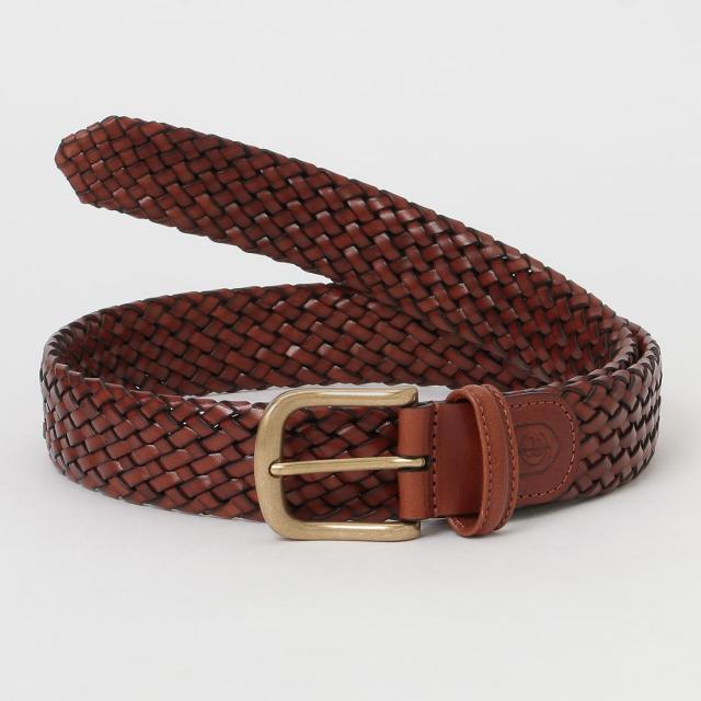 Crockett & Jones Belt: Brown Woven Crockett & Jones Belt: Brown Woven