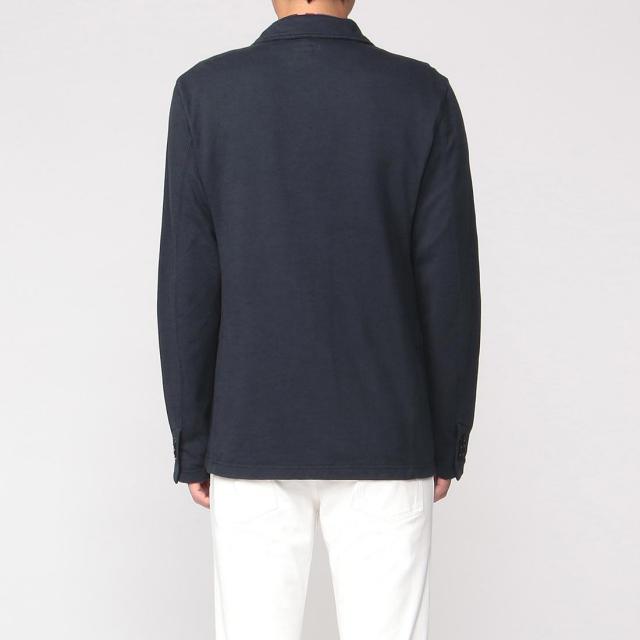 Engineered Garments Knit Jacket - French Terry FQ095: Dark Navy Engineered Garments Knit Jacket - French Terry FQ095: Dark Navy