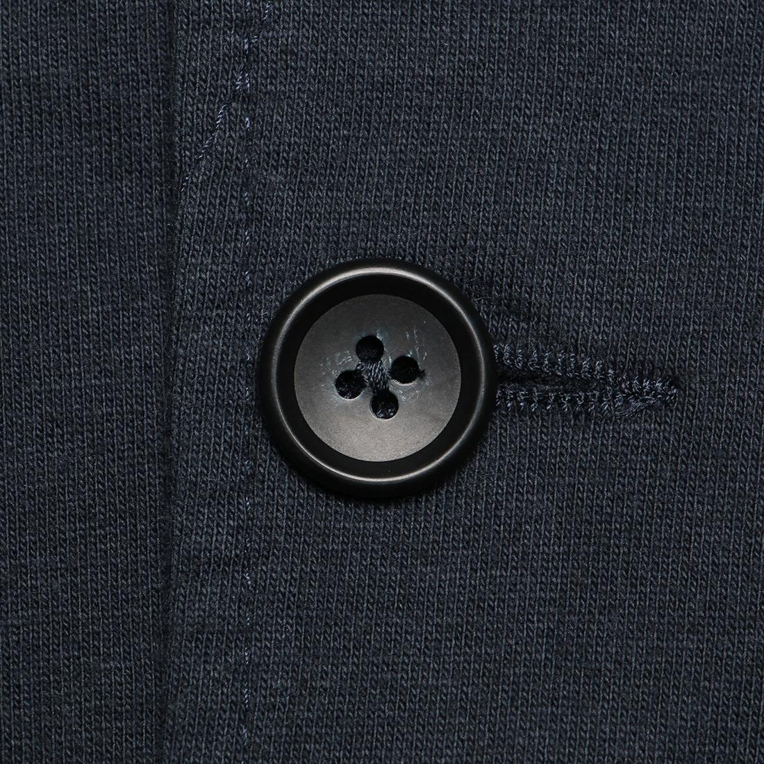 Engineered Garments Knit Jacket - French Terry FQ095: Dark Navy Engineered Garments Knit Jacket - French Terry FQ095: Dark Navy