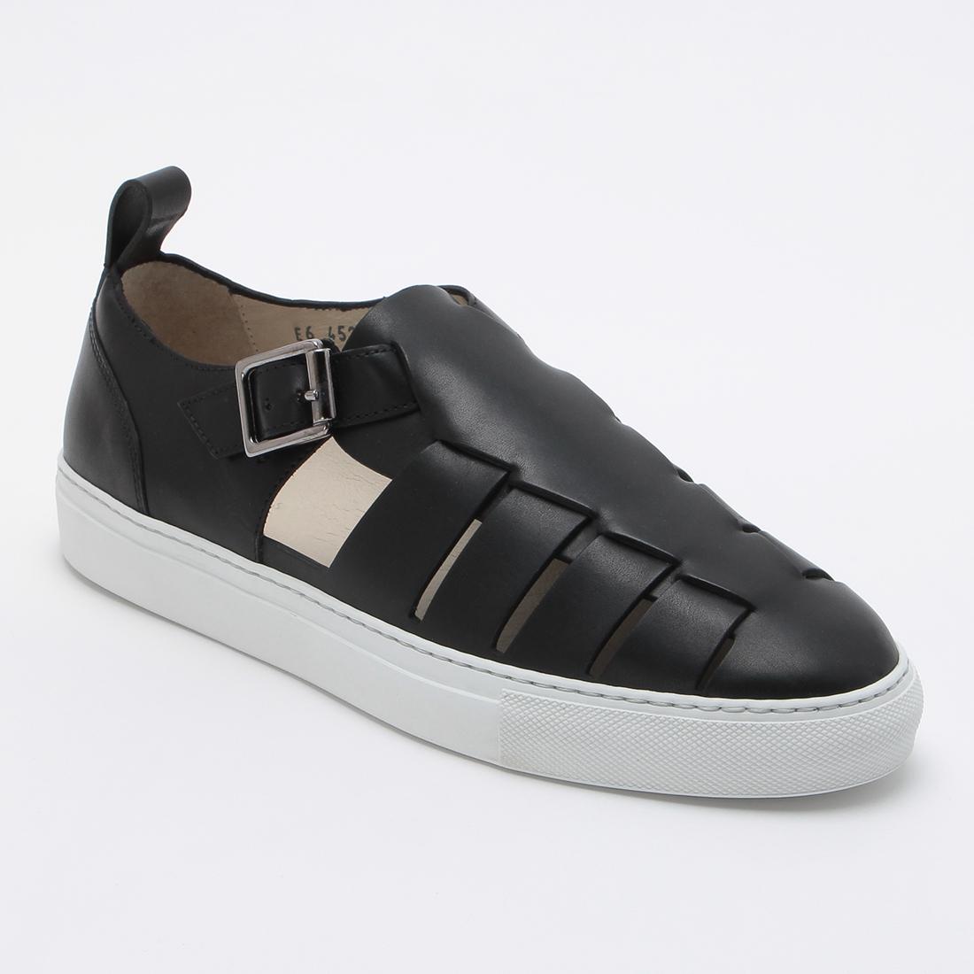Barneys New York Leather Sandals 2010565: Black Barneys New York Leather Sandals 2010565: Black
