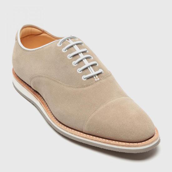 Hirst: Beige Suede